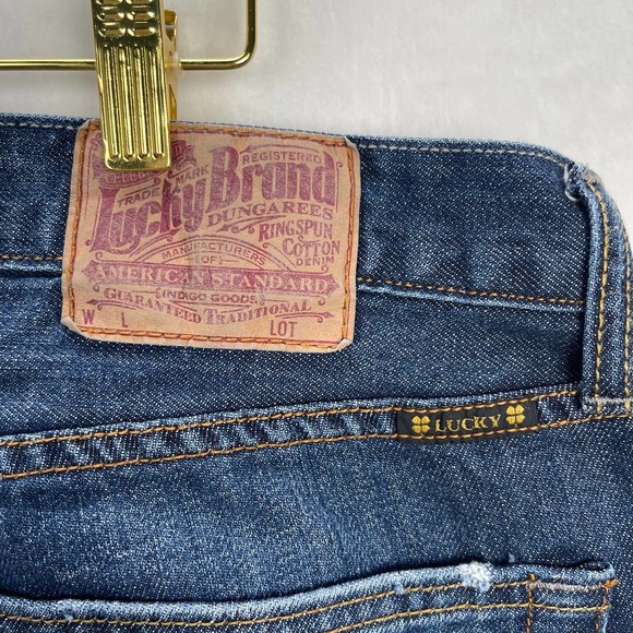 Lucky Brand 361‎ Vintage Straight Short Inseam Men's Jeans Dark Wash 38x28 - Picture 6 of 11